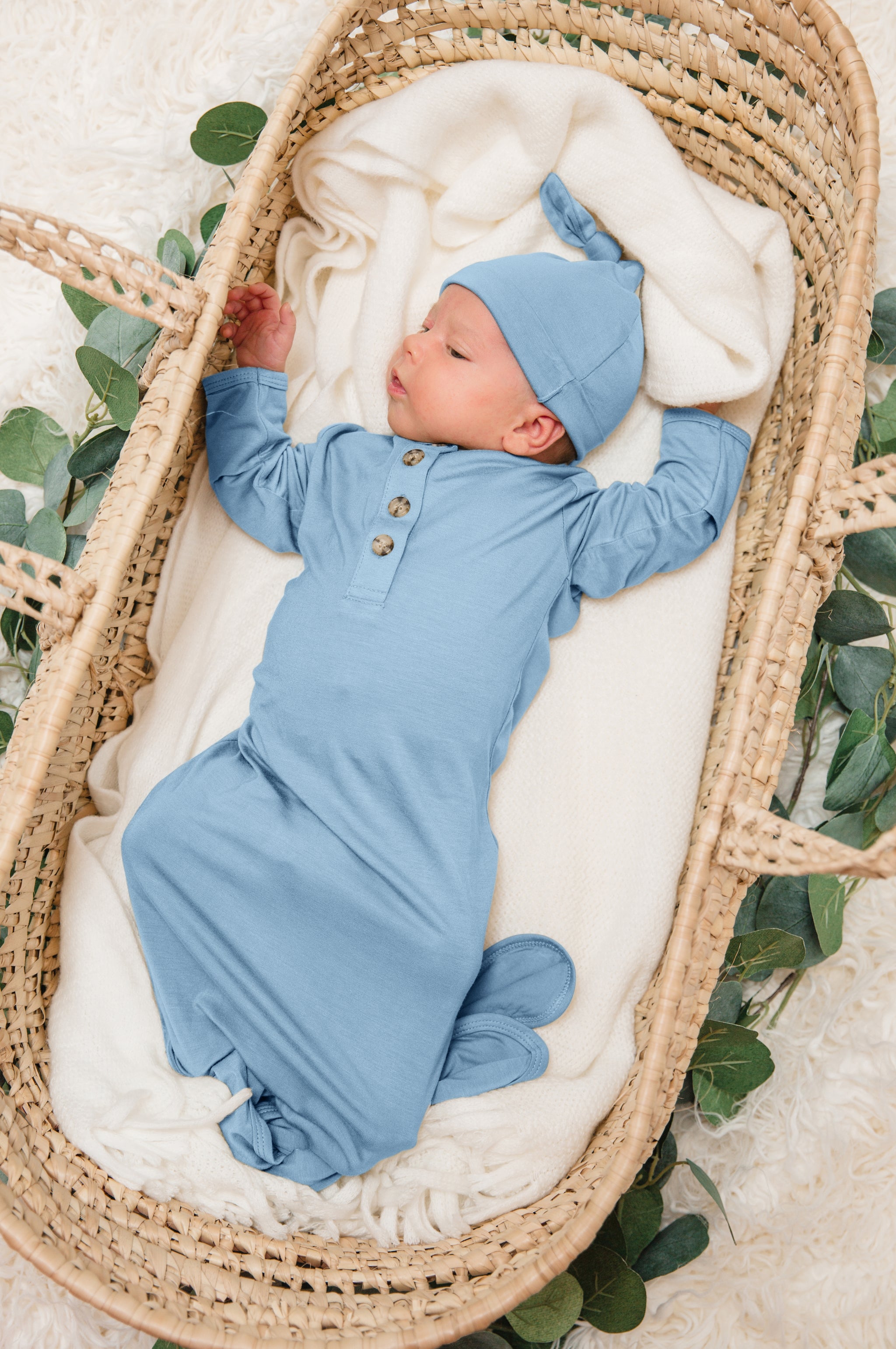 Baby Natural Cotton Nightgown Months Newborn Baby Sleepwear Long